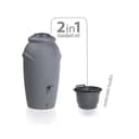 Prosperplast Regentonne AQUACAN Baby 210 L Anthrazit mit Wasserhahn Bild 2