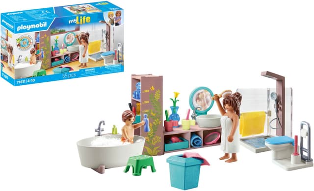 Playmobil® Badezimmer myLife Konstruktions-Spielset Bunt Nachhaltig