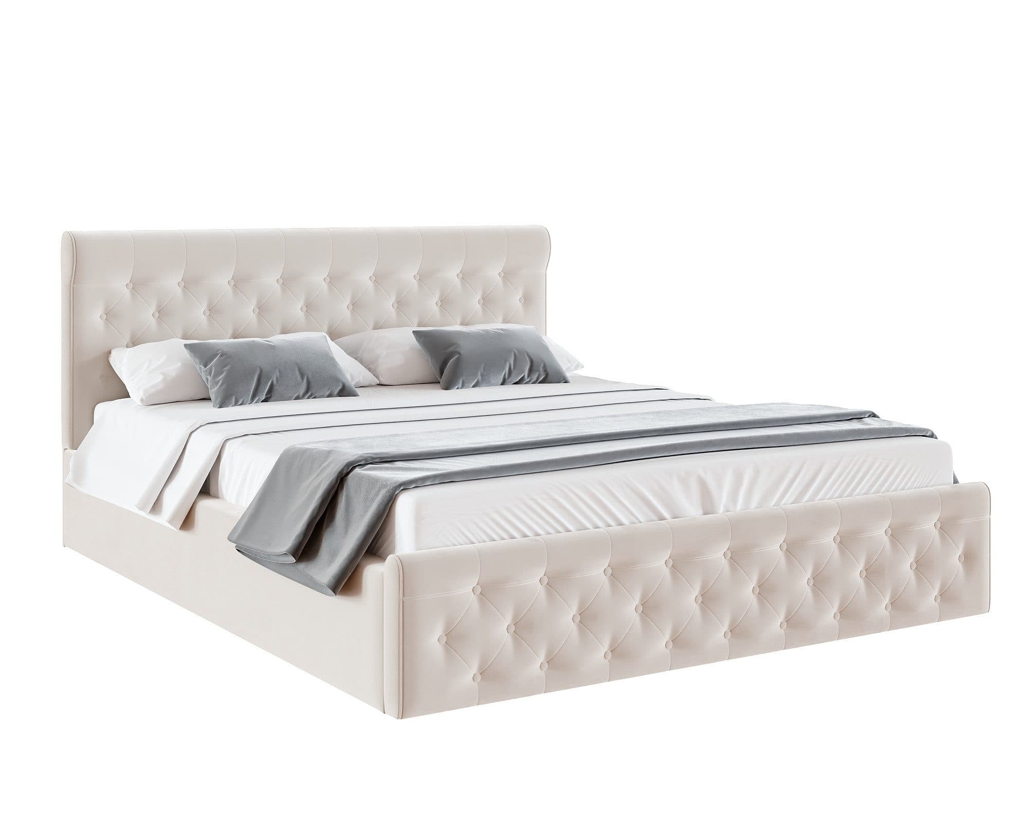 thematys Polsterbett CHICAGO TRINITY Beige mit Bettkasten - Bild 2