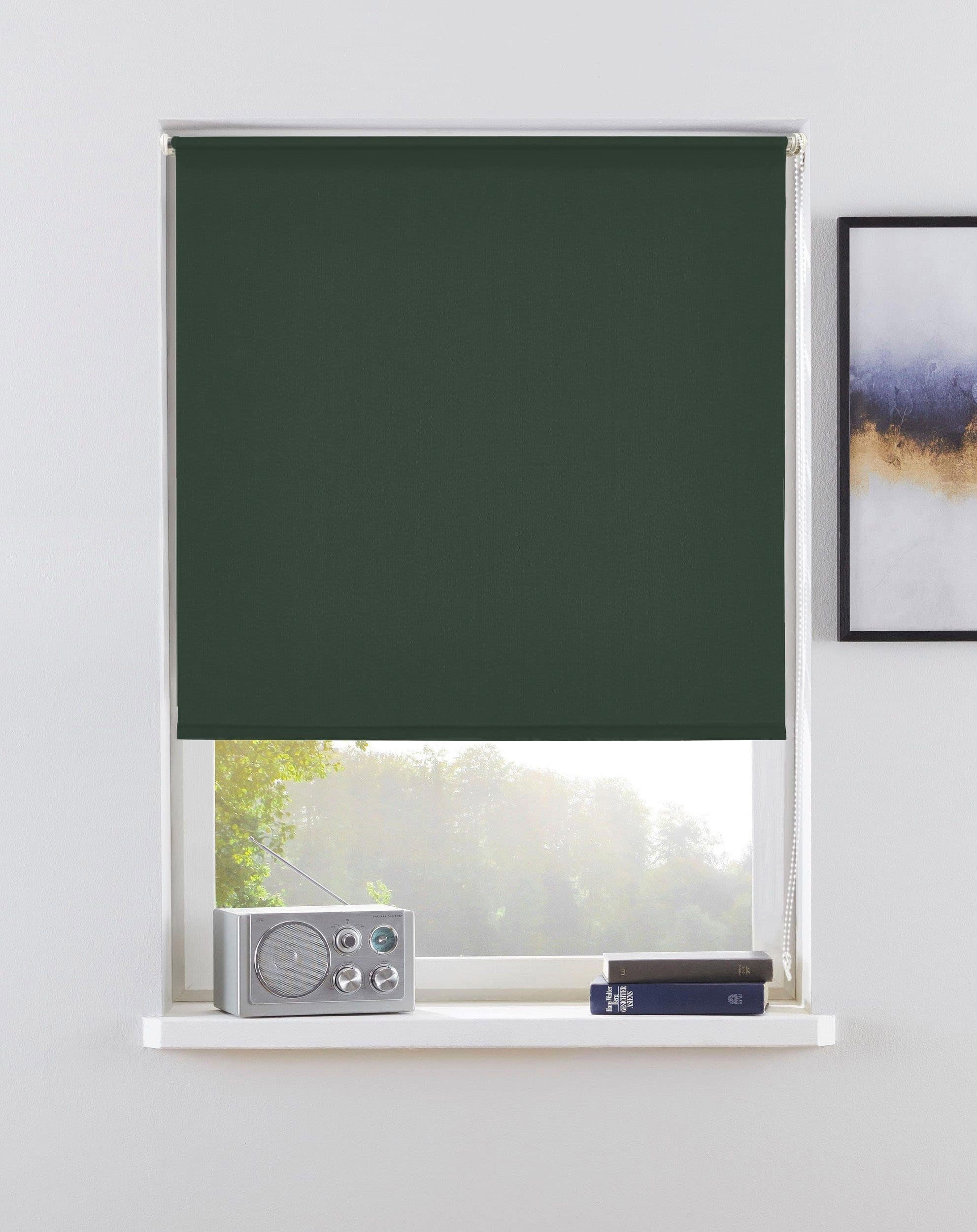 Seitenzugrollo Themse-Uni, my home, Lichtschutz, ohne Bohren, freihängend, Klemmfix - Bild 2