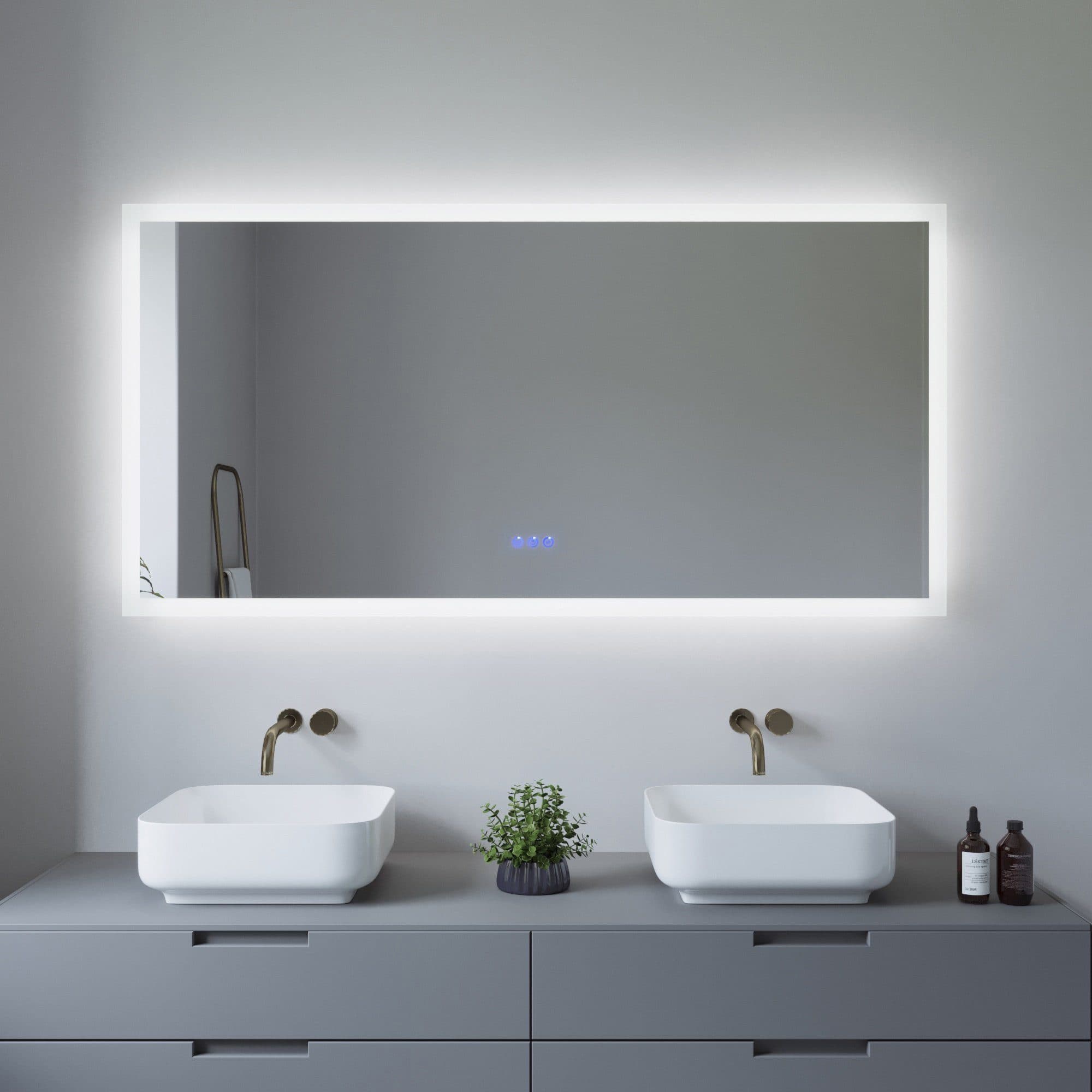 AQUALAVOS LED Badspiegel 140x70 cm mit Beleuchtung - Bild 2