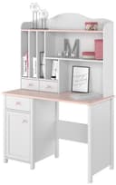 Compleo Kinderschreibtisch LARA mit Aufsatz Weiß Rosa Bild 2