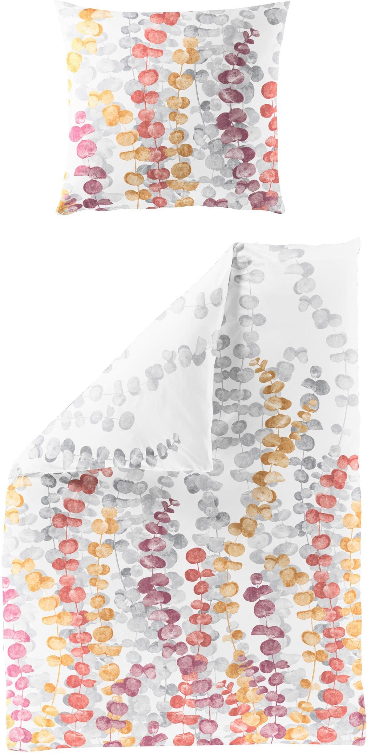 BIERBAUM Bettwäsche Mako-Satin Rot 135x200cm - Bild 2