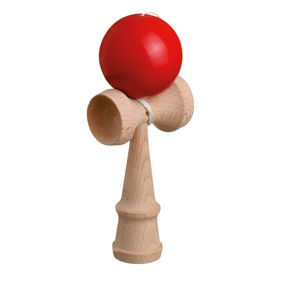 Philos Kendama Fang den Ball rot-natur Buche