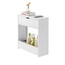 SoBuy Badregal BZR48 Weiß Nischenregal mit Klappe Bild 2