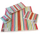 ROSS Saunatuch Multicolor Rot Frottier 100% Baumwolle Bild 2