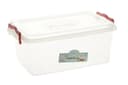 Dekonaz Violet Aufbewahrungsbox 8L Kunststoff Transparent/Rot Bild 2