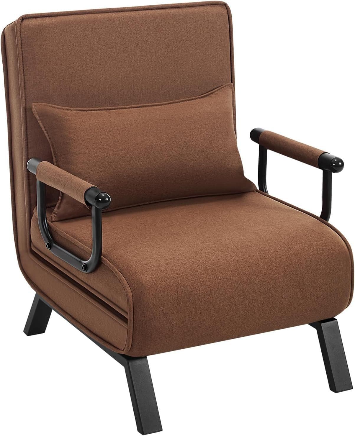 Woltu Schlafsofa 3-in-1 Schlafsessel Braun mit Bettfunktion - Bild 2