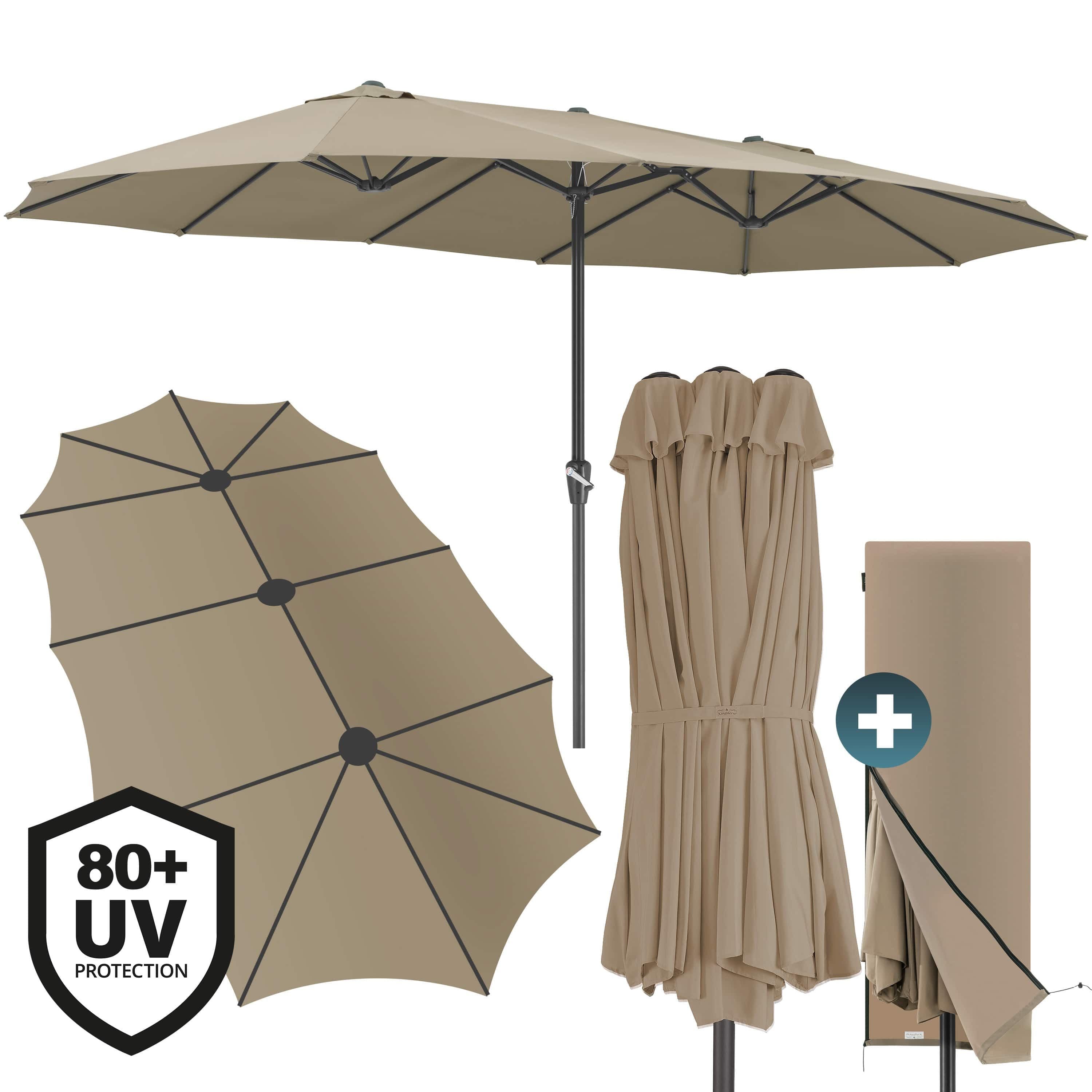 Kingsleeve XXL Sonnenschirm 460x270 cm UV-Schutz 80+ - Bild 2