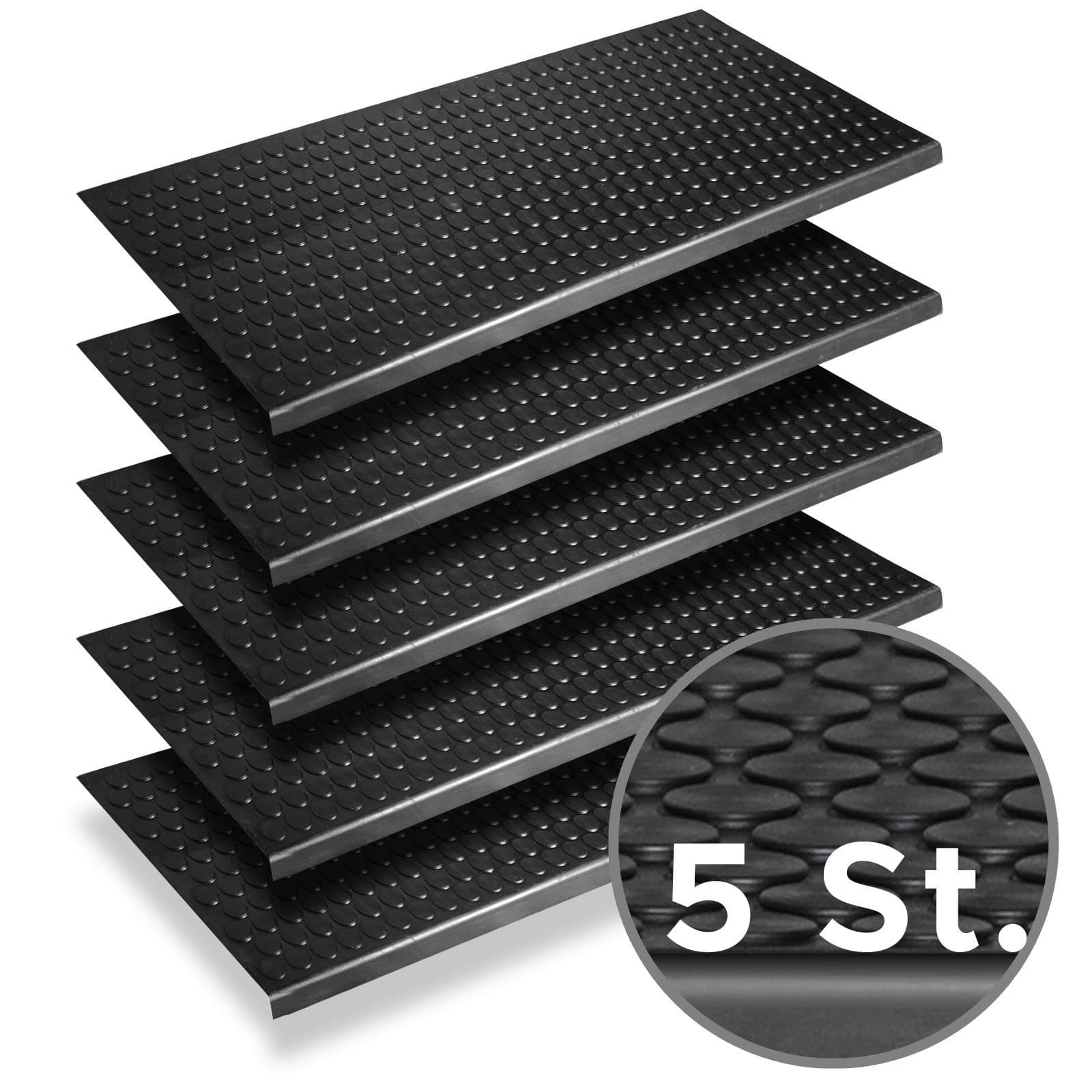 Nova Forma Gummi Stufenmatte für Treppen Außenbereich Schwarz - Bild 2
