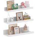 PFCTART Wandregal Wandboard ohne Bohren – 3er Set Acrylregal 27 cm Weiß Bild 2