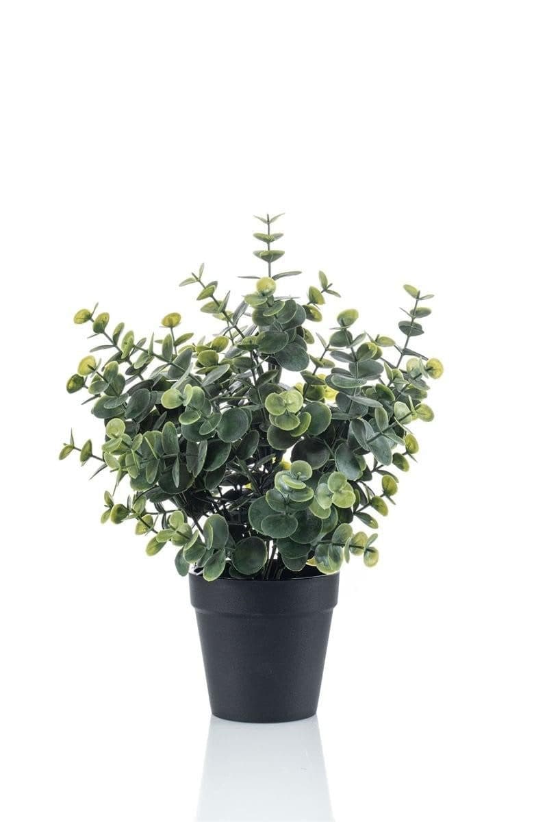 artplants Kunstpflanze Eukalyptus Grün-Grau 30cm