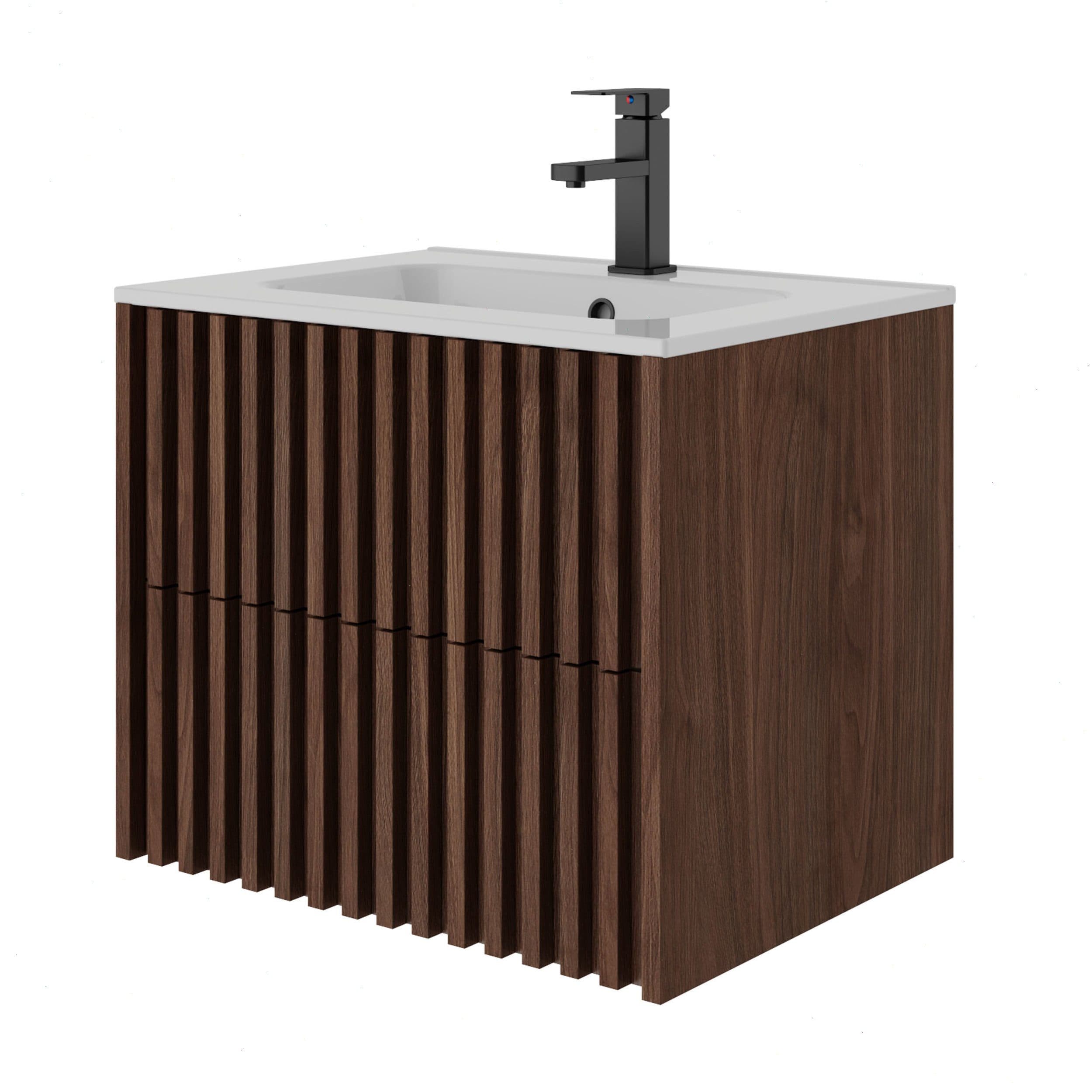 UEV Waschtisch mit Unterschrank und Wasserhahn, Soft-Close, 2 Schubladen - Bild 2