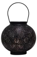 Marrakesch Orient & Mediterran Interior Teelichthalter Orientalisches Indisches Windlicht Bahadir Schwarz Bild 2