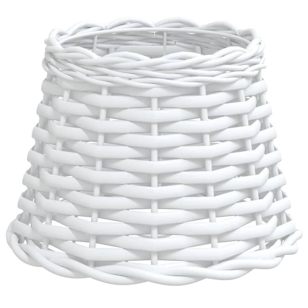 vidaXL Lampenschirm Weiß Ø20x15 cm Korbweide - Bild 2