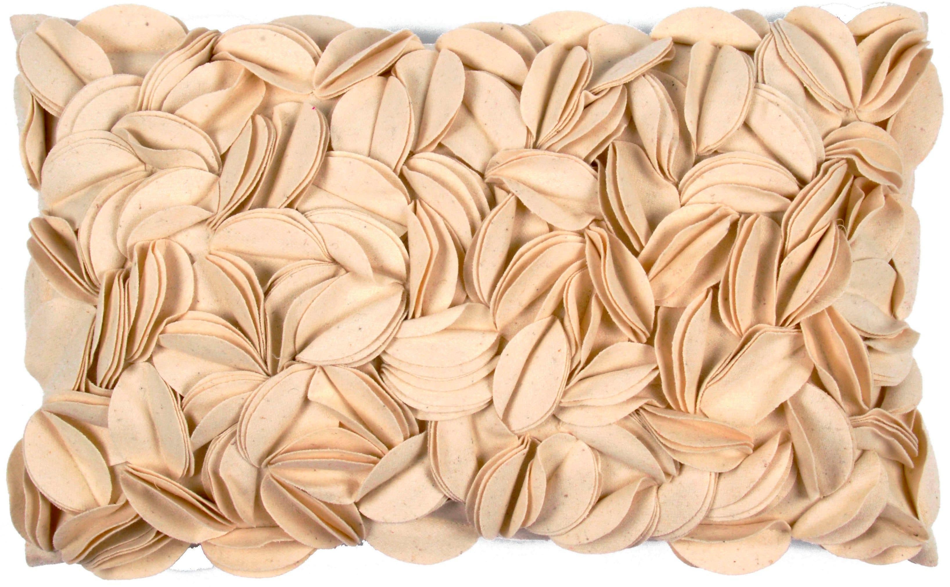 Kissenhülle aus Filz in Beige und Natural - Bild 2