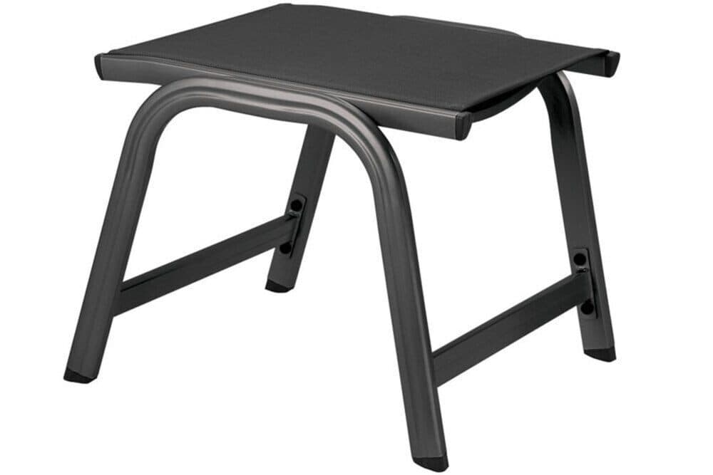 KETTLER Gartenlounge-Hocker Basic Plus Anthrazit Aluminium