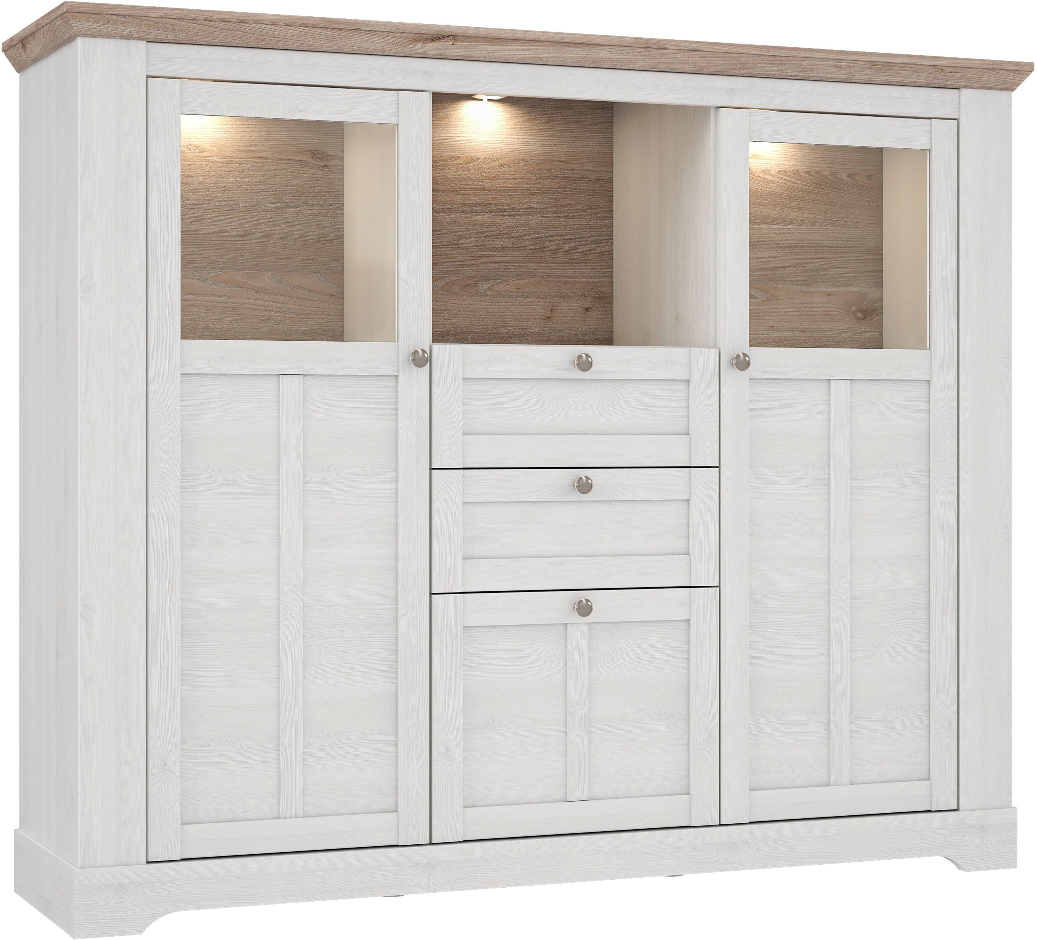 FORTE Highboard Iloppa Braun Moderner Stauraum - Bild 2