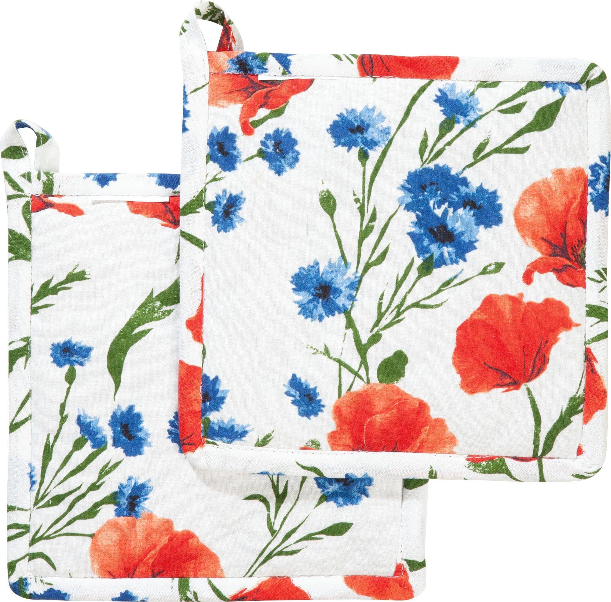 REDBEST Topflappen 2er-Pack Blumen Baumwolle - Bild 2