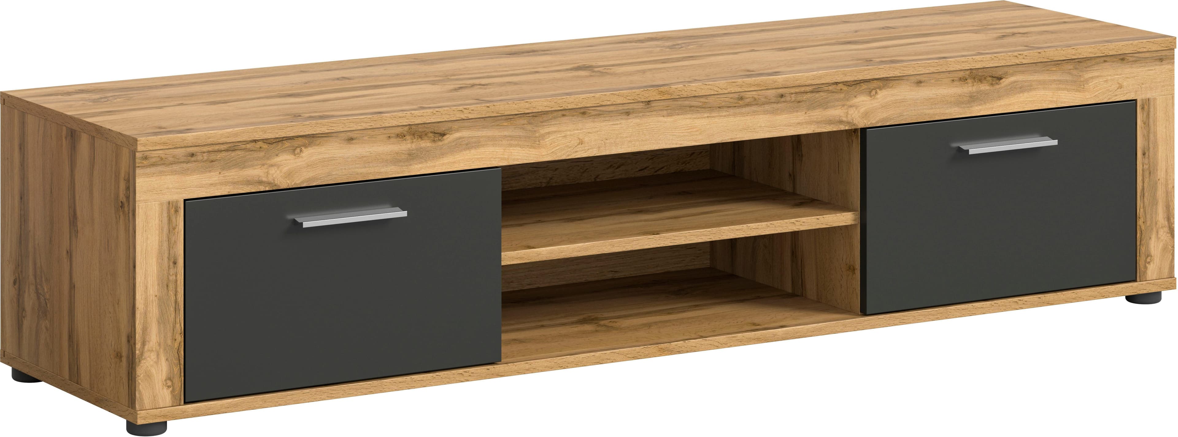 HOME AFFAIRE Lowboard AOSTA Grau Wotan Eiche 160cm - Bild 2