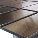 Leco Pavillon-Ersatzdach Dachplatten-Set grau-transparent für Terrassenüberdachung Bild 2