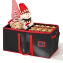 Salcar Aufbewahrungsbox Weihnachtskugel 128 Fächer Christbaumkugel Aufbewahrungstasche Bild 2