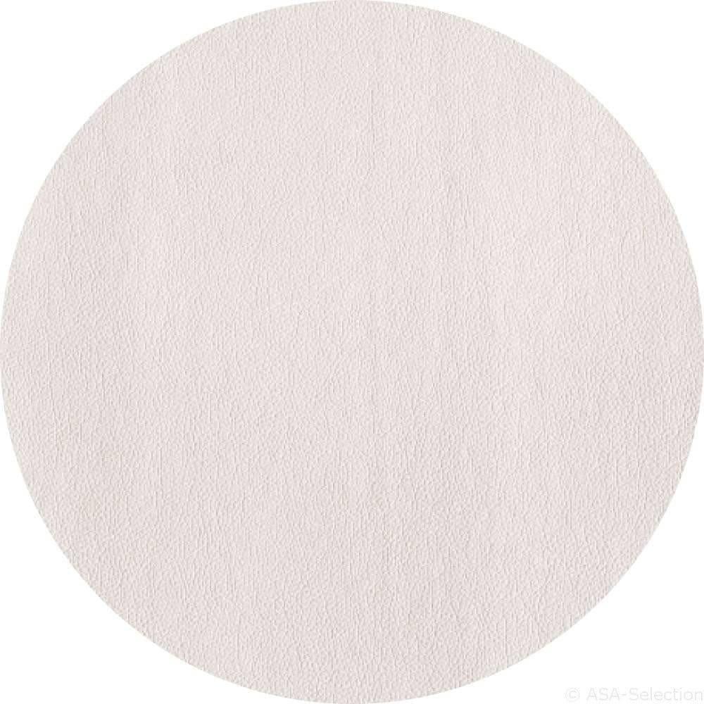 ASA SELECTION Platzset Tischset rund Lederoptik weiss 38 cm