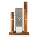 Kreative Feder Standuhr Stairs Massivholz Eiche geräuchert Aluminium Bild 2