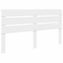 vidaXL Bett Kopfteil Weiß Holzwerkstoff Modern Bild 2