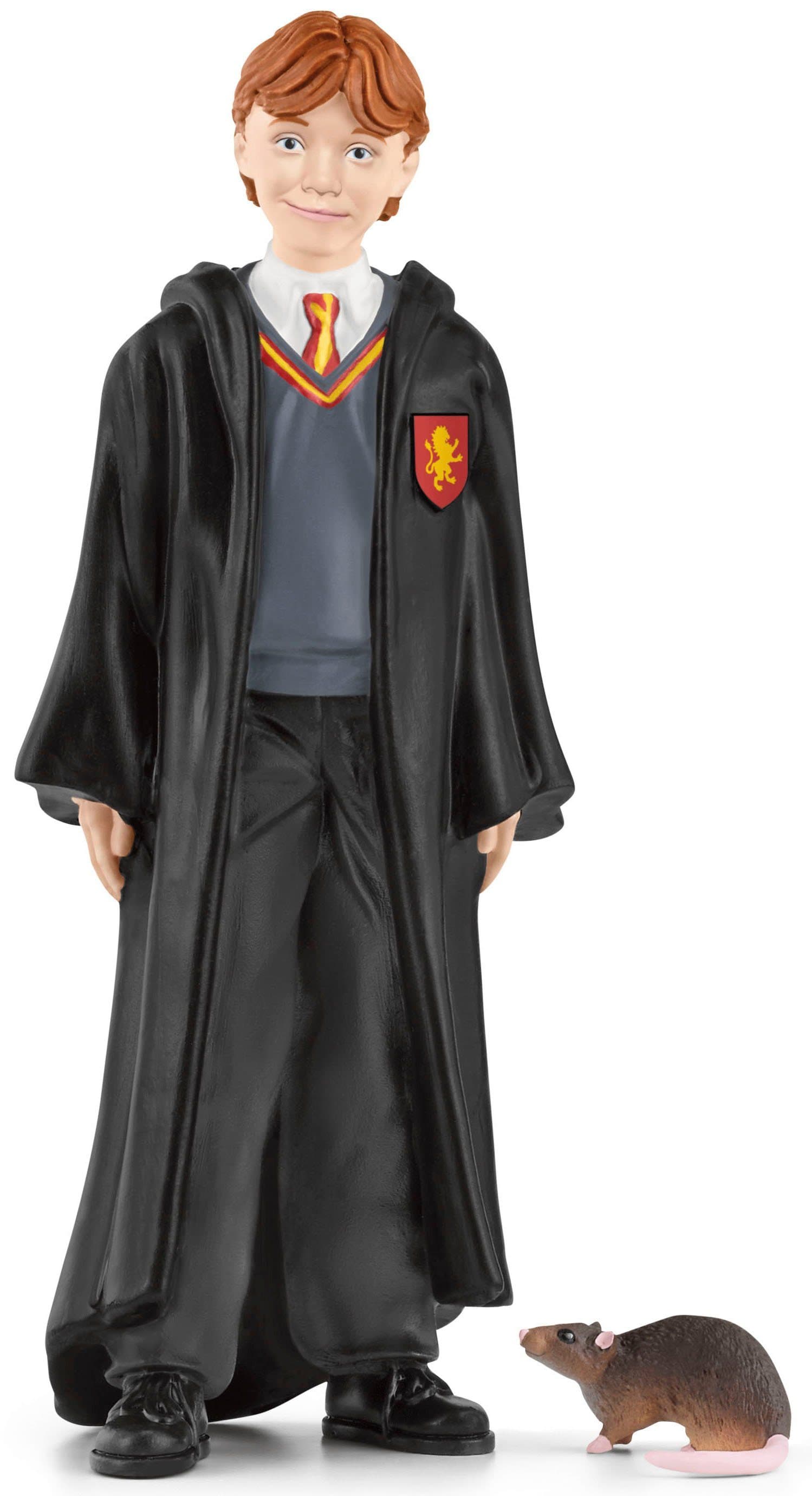 SCHLEICH Spielfigur Harry Potter Ron Weasley & Krätze bunt Made in Europe - Bild 2
