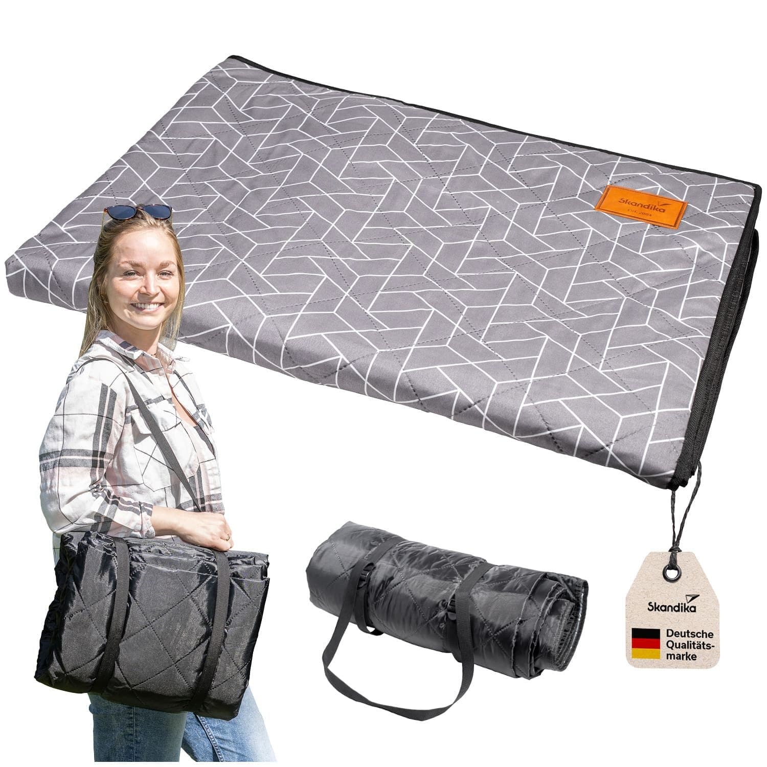 Skandika Zeltteppich Bredal Dunkelgrau Polyester - Bild 2