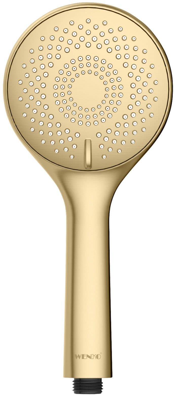 WENKO Handbrause Watersaving Wassersparender Duschkopf Gold - Bild 2