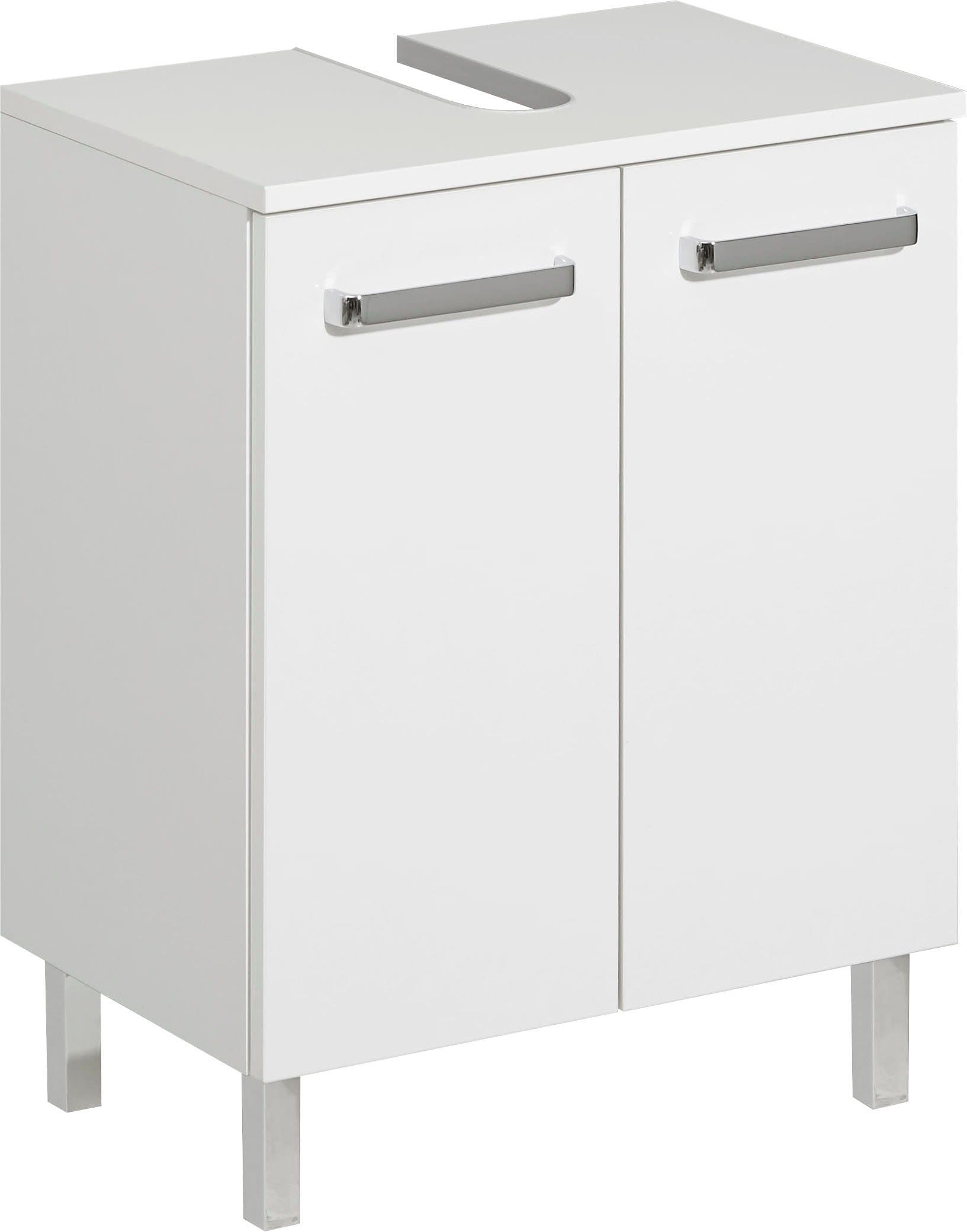 Waschbeckenunterschrank SAPHIR Quickset 2 Türen Weiß Glanz - Bild 2