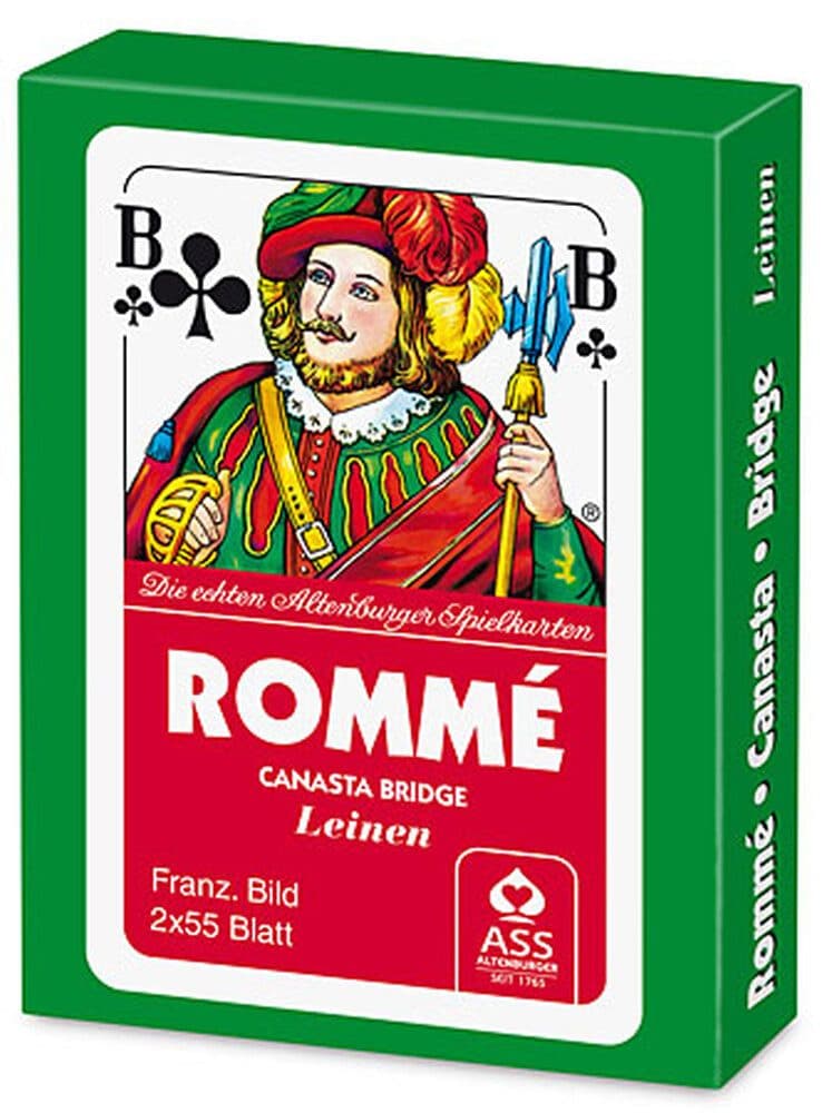 Cartamundi Spiel Rommé Leinenprägung französisches Bild ASS Altenburger - Bild 2