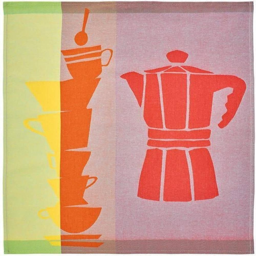 Sander Geschirrtuch Bar Terracotta Jacquard Design