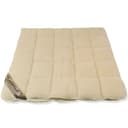 Meivita Topper bauschiges Lammflor Unterbett mit 4 Eckgummis, 3 cm hoch, Merino Schafschurwollvlies Bild 2