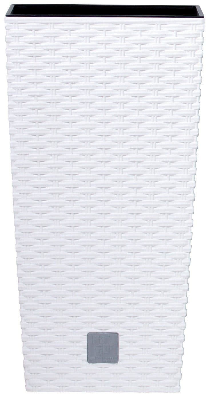 Prosperplast Pflanzkübel Rato square Weiß Kunststoff