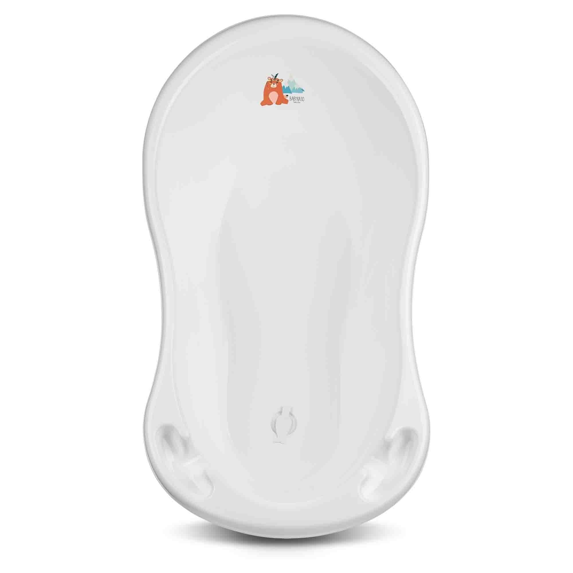 Babykajo Babybadewanne Weiß BPA-frei mit Stöpsel - Bild 2