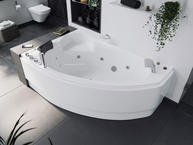 Magnolia Home Whirlpool-Badewanne Constantin links Premium