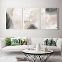 trends for living Wandbild 3er Set Abstrakt Wandbilder Bilder Ohne Rahmen Wanddeko Bild 2