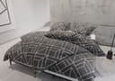 BETTWAESCHE-MIT-STIL Bettwäsche Mako Satin Urban Geometric Anthrazit Bild 2