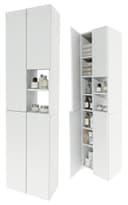 TREND WERK Badschrank Hochschrank schmal Holzoptik Bild 2