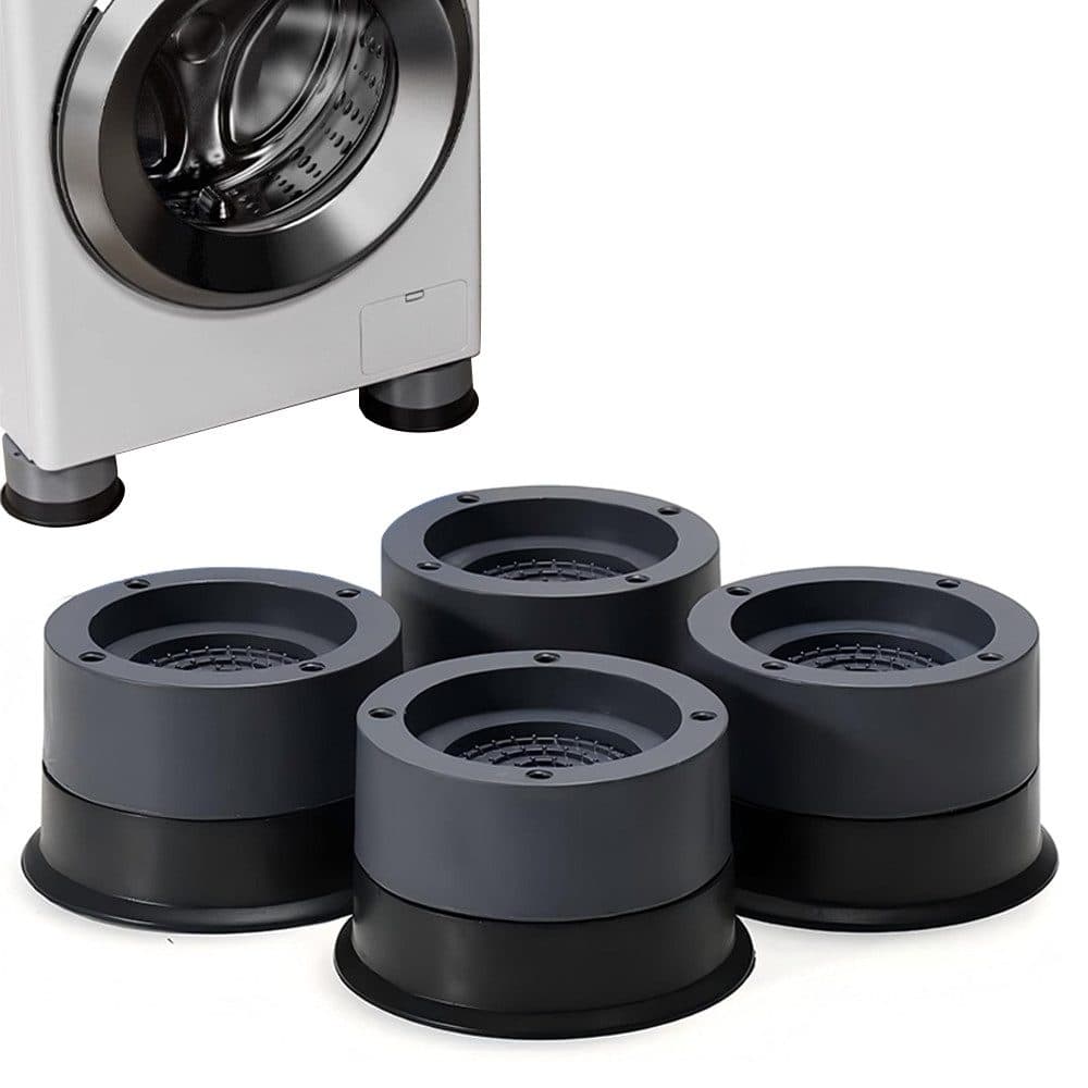 TUWENA Vibrationsdämpfer 4 Stück Waschmaschinenfüße Rutschfest - Bild 2