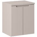 NEWPORT-56 Waschtischunterschrank 50cm Kaschmir Gerillte Front Bild 2