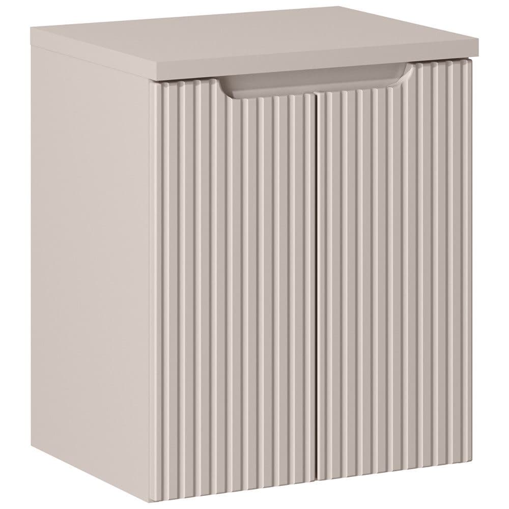 NEWPORT-56 Waschtischunterschrank 50cm Kaschmir Gerillte Front - Bild 2