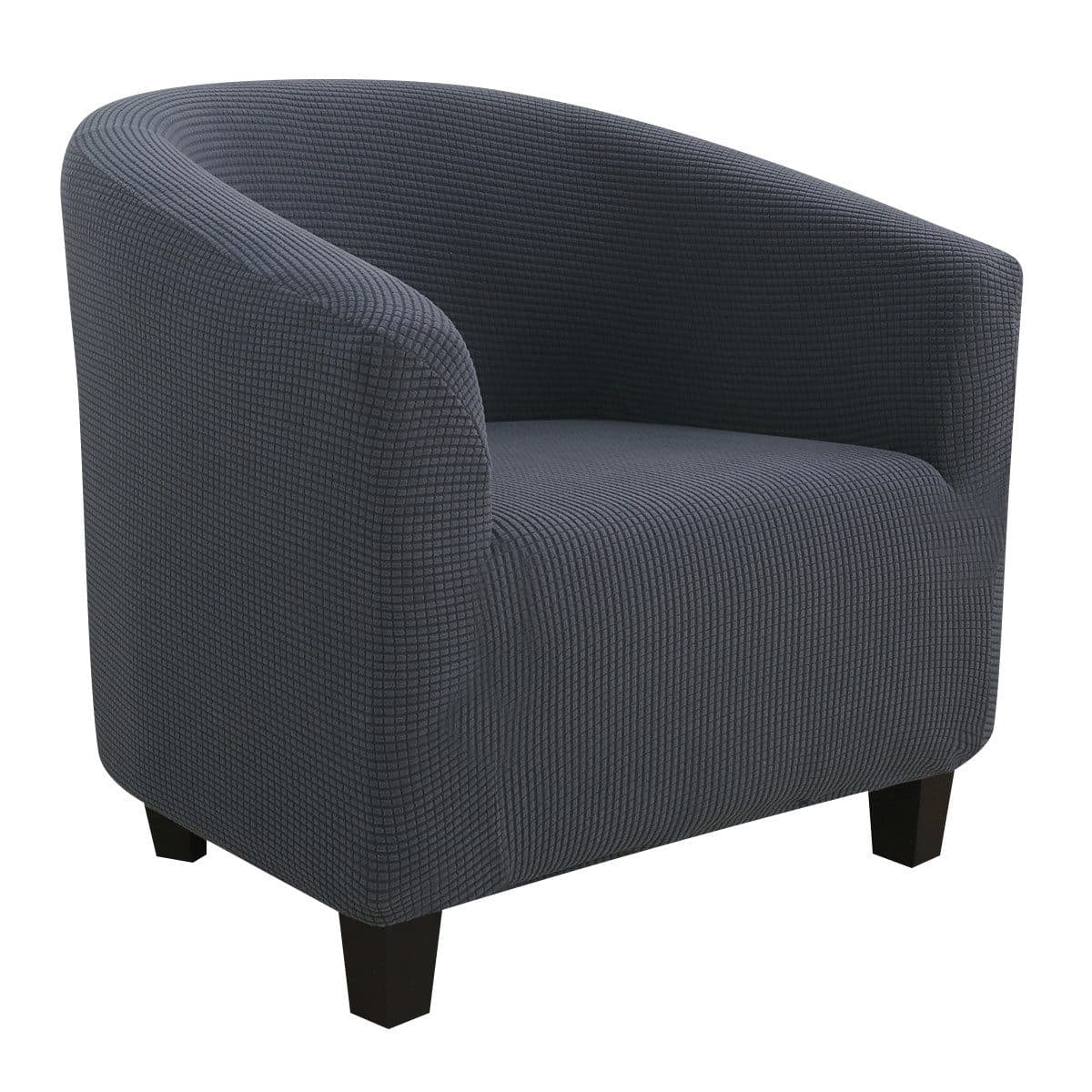 BTTO Sesselhusse Jacquard Dunkelgrau Stretch Bezug - Bild 2