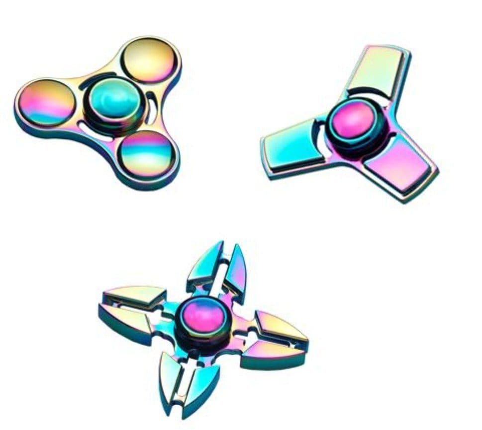 Luna24 simply great ideas... Fidget Spinner Metall, Anti-Stress ADHS-Spielzeug, 3er Set - Bild 2