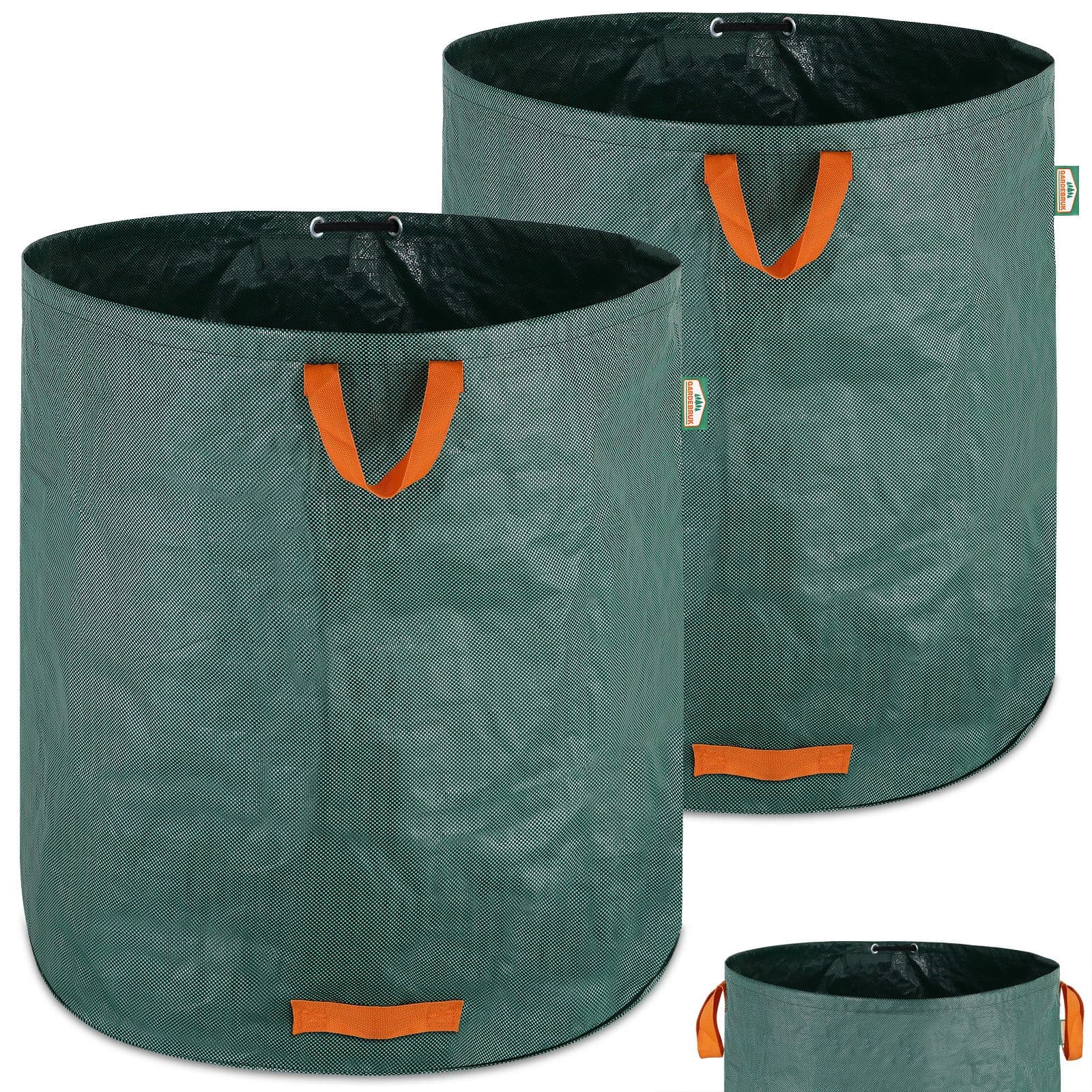 Gardebruk Gartensack 2-tlg. 500L Grün-Orange - Bild 2