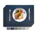 Vivi Idee Platzset Kunstleder Dunkelblau 4er Set Bild 2