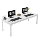 Robuster Computertisch aus E1-Partikelholz und Metall Bild 2